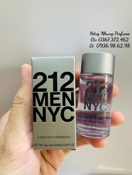 Nước hoa mini nam Carolina Herrera 212 Men NYC EDT 7ml