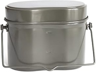 Japanese WW2 Mess Kit Grey WWII Collection Outdoor 3 in 1 Lunch Box Cookware