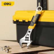 DELI Adjustable Wrench (8" / 10" / 12" / Rubber Handle) DL30108 / DL30110 / DL30112