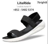 #decsale #byeoldstyle #Prettysales Crocs 卡駱馳 - Literide Stretch Sandal W Black White 女凉鞋 Sendal Wanita