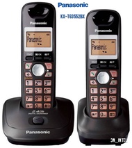 โทรศัพท์ไร้สายPanasonic KX-TG3552BXT 1ชุด1เบอร์2เครื่องSpeaker Phone