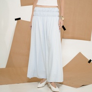This Is April Wattson Skirt Maxi Skirt Casual Chic Black and Light BlueWanita