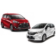 Honda Freed Car Cover / Toyota Sienta Car Body Cover Silver Coating HKT Auto Accessories