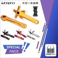 Crankset Litepro Hollow with BB Folding Bike BCD 130