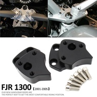 2001 2002 2003 2004 2005 Handlebar Riser For Yamaha FJR1300 FJR fjr 1300 Silver Handle Bar Risers Mo