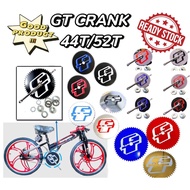 GT Crank 44T 52T - BMX Crank GT CHAIN RING disc 52T 44T basikal lajak