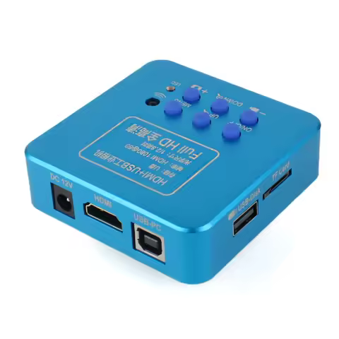 Full HD 1080P 60FPS HDMI USB Storage Industrial Electronic Digital Video Microscope Camera Magnifier