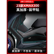 Suitable for 2023 XMAX300 fuel tank cover armored sticker storage box pedal sticker anti-scratch protection film decal
