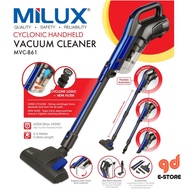 MILUX Vacuum Cleaner MVC-861 Cyclonic Handheld Powerful Motor 600W HEPA Filter One-Touch Easy Clean Dust Collector