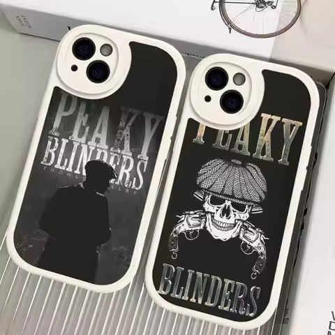 Movie P-Peakys-B-Blinders Leather Phone Case For IPhone 15 14 13 Pro Max 12 11 16 Plus Phone Cover
