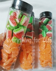 Gummy Watermelon Mixed Orange Kutkutin in a Jar 350ml