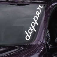 Dapper Car Modification Sticker
