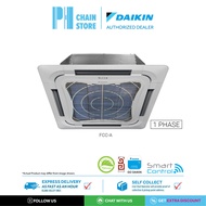 (DELIVERY FOR KL &amp; SGR ONLY) DAIKIN FCC85A FCC100A FCC125A FCC140A 3.0HP-5.0HP R32 NON INVERTER WIFI CEILING CASSETTE AIR CONDITIONER