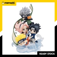 【READY STOCK】MEGAHOUSE FIGUNITY SERIES NARUTO Shippuden Gather here, Team 7 (Original)