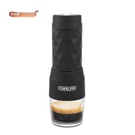 Cafelffe เครื่องชงกาแฟแบบพกพา Manual Espresso Maker สําหรับแคปซูล & Ground Milk Froth มือกด Brewer เ