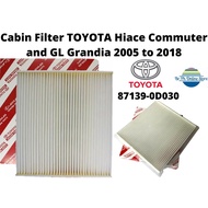 Cabin Filter Toyota HIACE COMMUTER , GRANDIA GL 2005 to 2018 87139-0D030/87139-0N010 and 87319-30040