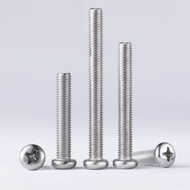 [JC] 304 Stainless Steel Phillips Head Screw Extension Round Head Screw Bolt M2.5 M3M3.5