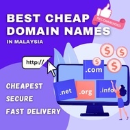 [PROMO] Cheap Domain Name .com .net .org for 1st Yearrrr/ Domain Murah/ Domain/ Hosting