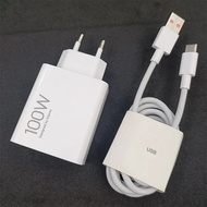 Xiaomi Mi 100W EU Turbo Fast Charger 6A Type C Cable For Mi 17 15 14 13 Ultra Pro POCO X7 X6 F8 F7 F