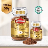 MOCCONA Classic Medium Roast Intensity 5 Freeze Dried Instant Coffee, 200g + 50G (Expiry: March 2027