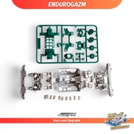 HIJAU Tamiya MS Suspension Chassis - MS Suspension Chassis Middle Dynamo - Green Gearbox NT - JIEPIN