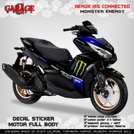 Decal New Aerox 155 Connected Full Body Decal Aerox New 155 Full Body Monster Energy