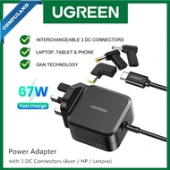 UGREEN 67W Universal Power Adapter USB C Fast Charge Compatible with HP Asus Acer Lenovo Laptop iPad