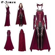 P-Jsmes Women Wanda Maximoff Cosplay Costume Scarlet Mother
