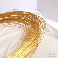 18K Gold-Plated Strong Color Retention Semi-Hard Wire Non-Peeling Gold-Plated Wire Hand-Shaped Wind