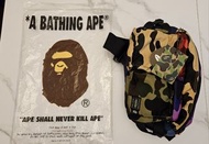 A Bathing Ape x PORTER Multi-Color 腰包／胸包