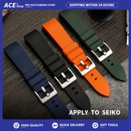 Apply to SEIKO Prospex Ice Blue & White Panda SSC813P1 SSC909P1, 20mm Modified Rubber Watch Strap, R