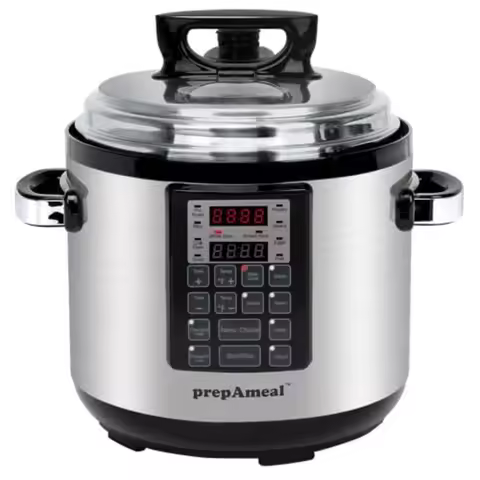 9-in-1 Electric Pressure Cooker 6QT Multi-Functional Programmable Non-Stick Pot for Home Use: Ideal 