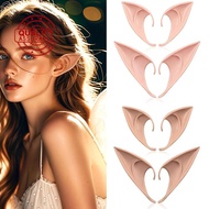 Halloween Elf Ears Cosplay Props Elf Ears Vampire Teeth Fake Fairy Ears A3g9