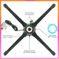 [Kloware2] Electric Christmas Tree Rotating Stand EU 220V Dark Green for 7.5 Feet Tree