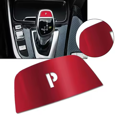 For BMW 2 3 4 5 6 Series F30 F10 F22 F23 F34 F33 F06 F12 F26 F15 Red Interior Gear Shift Knob P Leve