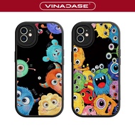 IPhone 11/11 Pro Max/12 Pro Max/14 Pro Max/15 Pro Max/16 Pro Max Cartoon Icon Leather Case