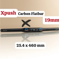 Xpush Carbon Handlebar 25.4 x 460 mm Rise 19 mm 25.4x460mm Rise19mm Carbon Handlebar Pushbike MTB Ki