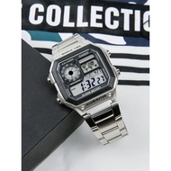 Casio casio casio Watch Male Small Square AE-1200WHD Outdoor Waterproof Sports Male Student Electron