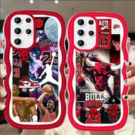 A-41 Basketball Logo TPU Casing for Samsung S21 S25 S22 S20 FE Ultra Plus Transparent Case
