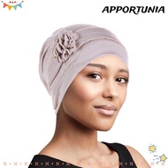 APPORTUNIA Women Hijab  Scarf Cap Softness Cancer Chemo Beanies Cap