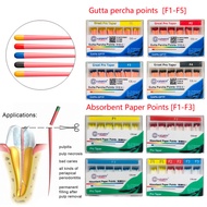 1 Box Dental Absorbent Paper Points/Gutta percha points F1-F3/F4/F5 for Protaper Files