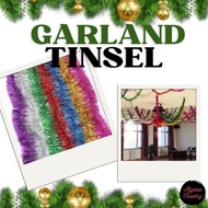 (SG Seller) Garland Tinsel 2 meters 9cm diameter, events, seasons Main Aacc227