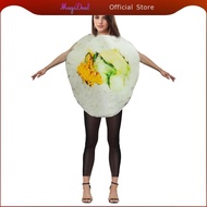 [MagiDeal] Adults Sushi Roll Costume Clothing for Women Men Masquerade Carnival Christmas