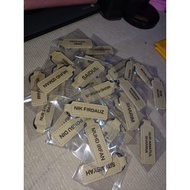 Keychain custom nama pu leather daja lazer machine✨