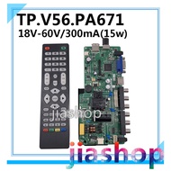 PA671 TP.V56.PA671 LED LCD TV 3in1 Driver Board Universal LCD Controller Board TV Motherboard VGA/HD