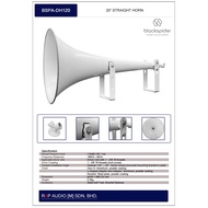 BLACK SPIDER (BSPA-DH120) 20" STRAIGHT REFLEX HORN Speaker