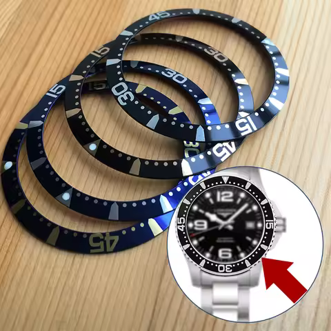 Aluminium Watch Bezel for Longines Hydro Conquest 41mm Automatic Watch