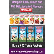 MARIGOLD 100% Juices and UHT Milk Assorted Flavours - FREE DELIVERY WITHIN 3 WORKING DAYS!