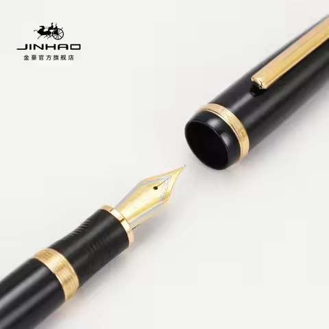 JINHAO X850 Fountain Pen Golden Writing Signature Pens EF/F/M/Bent Nib Business Office School Suppli