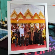 Frame Foto MINIMALIST PHOTO FRAME/ A4 CERTIFICATE/ ijazah SIZE 21x30 ~ 10 INCH PHOTO FRAME 8R/
